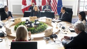  七大工業國集團（G7）外長會議在加拿大偏遠觀光小鎮拉馬爾拜開會。（圖／美聯社／達志影像）