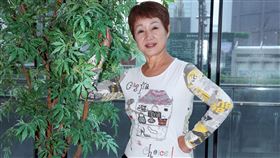 鮑正芳三立新聞網專訪。（記者邱榮吉/攝影）