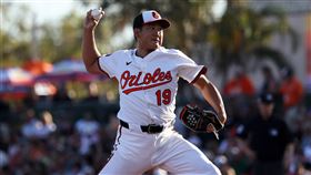 ▲菅野智之熱身賽先發3.1局僅挨1安。（圖／路透社／達志影像）