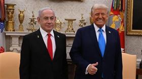 ▲川普納坦雅胡。（圖／翻攝自納坦雅胡X平台）