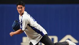 ▲陳偉殷回到名古屋巨蛋，參加中日龍舉辦的引退儀式。（圖／翻攝自中日龍臉書）