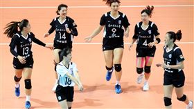 ▲臺北市立大學擊敗台灣師大奪下113學年度UVL公開女子一級冠軍。（圖／大專體總提供） 