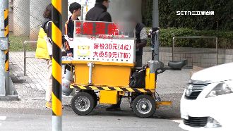 雞蛋糕伯改裝淘寶攤車　收攤騎走顧客傻眼