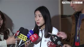 ▲徐巧芯受訪。