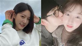 金賽綸、金秀賢。（圖／翻攝自金賽綸IG、《橫豎研究所》YouTube）