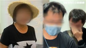 兩名兒子哭紅雙眼氣不成聲，提醒成了最後對話。（圖／記者簡榮良攝影）