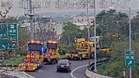 彰化縣,北斗,事故,轎車,護欄,邊坡,國道,匝道▲圖片描述。（圖／翻攝自1968APP）