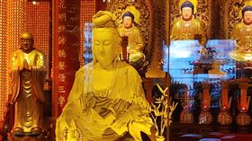 ▲農曆2月19日是觀世音菩薩生日，念「六字大明咒」功德曝光。 （圖／鍾志鵬攝影）