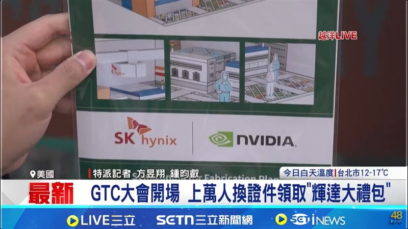 GTC大會登場，上萬人領取大禮包。（圖／三立新聞台提供）