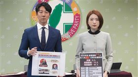 民進黨發言人吳崢、韓瑩（圖／民進黨提供）