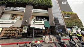 勤美誠品,墜樓,台中,墜落,意外（圖／翻攝畫面）