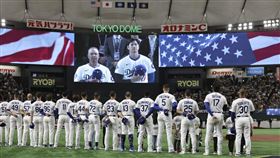 ▲日本學者估算，道奇海外開幕戰帶來的經濟效益約9億台幣。（圖／美聯社／達志影像）