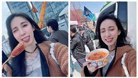 瑤瑤路過韓國的抗議活動（圖／翻攝IG）