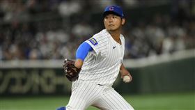 ▲今永昇太投出大聯盟2025年第1次三振。（圖／美聯社／達志影像）