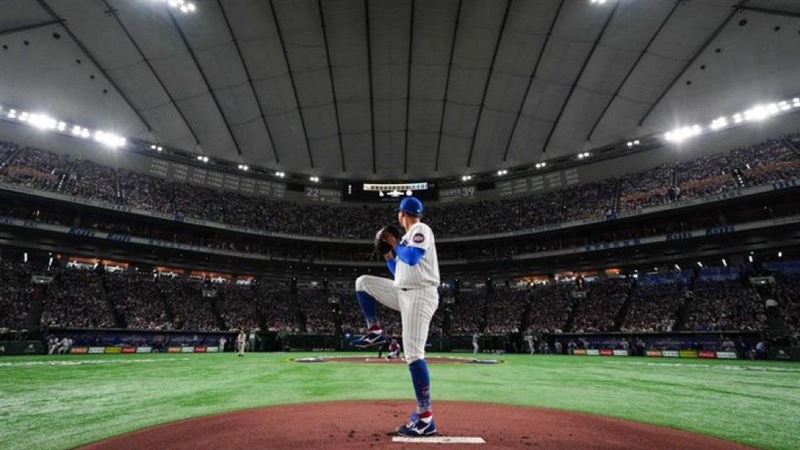 今永昇太在海外開幕戰主投4局無失分。（圖／翻攝自X平台 @MLB）