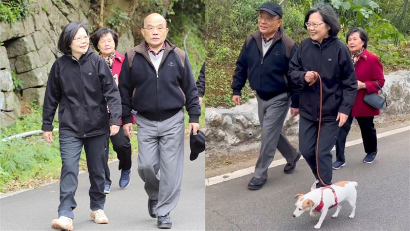 蔡英文約爬山「許1願望」！蘇貞昌驚