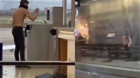 乘客裸身鬧機場被逮！航空公司令禁飛10年