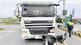 屏東,潮州,車禍,大車,聯結車,紅燈,號誌