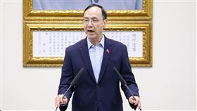 國民黨主席朱立倫、發言人楊智伃。（圖／國民黨提供）