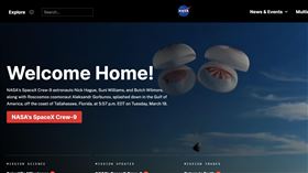 ▲Space X接送美太空人重返地球。（圖／翻攝自NASA官網） 