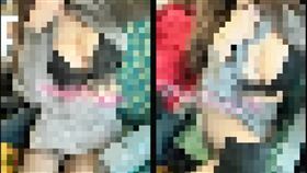 228連假,高鐵,網美,高鐵,未成年,露三點,道歉,野外露出（圖／翻攝自Ｘ）