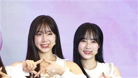 安芝儇（左）、朴旻曙為韓籍成員（圖／記者趙于瑩攝）