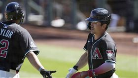 ▲卡洛爾（Corbin Carroll）熱身賽連4場敲安，跑回球隊唯一1分。（圖／美聯社／達志影像）