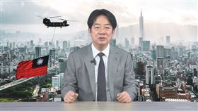 賴清德錄製莒光園地「與官兵有約」（圖／總統府提供）