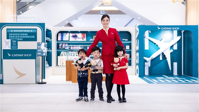 國泰航空快閃LaLaport　超巨A350成打卡點