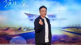 大愛劇《宇宙的源頭就是愛》首映記者會。左起巫宗翰、周詠軒、陳子強、臧芮萱、徐麗雯、張翰、周姮吟、劉國劭。（圖／大愛提供）