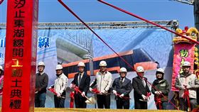 市長侯友宜推動捷運汐東線。（圖／新北捷運工程局提供） 