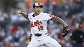 ▲菅野智之慘遭齊森姆（Jazz Chisholm Jr.）毒手，熱身賽11局無失分破功。（圖／美聯社／達志影像）