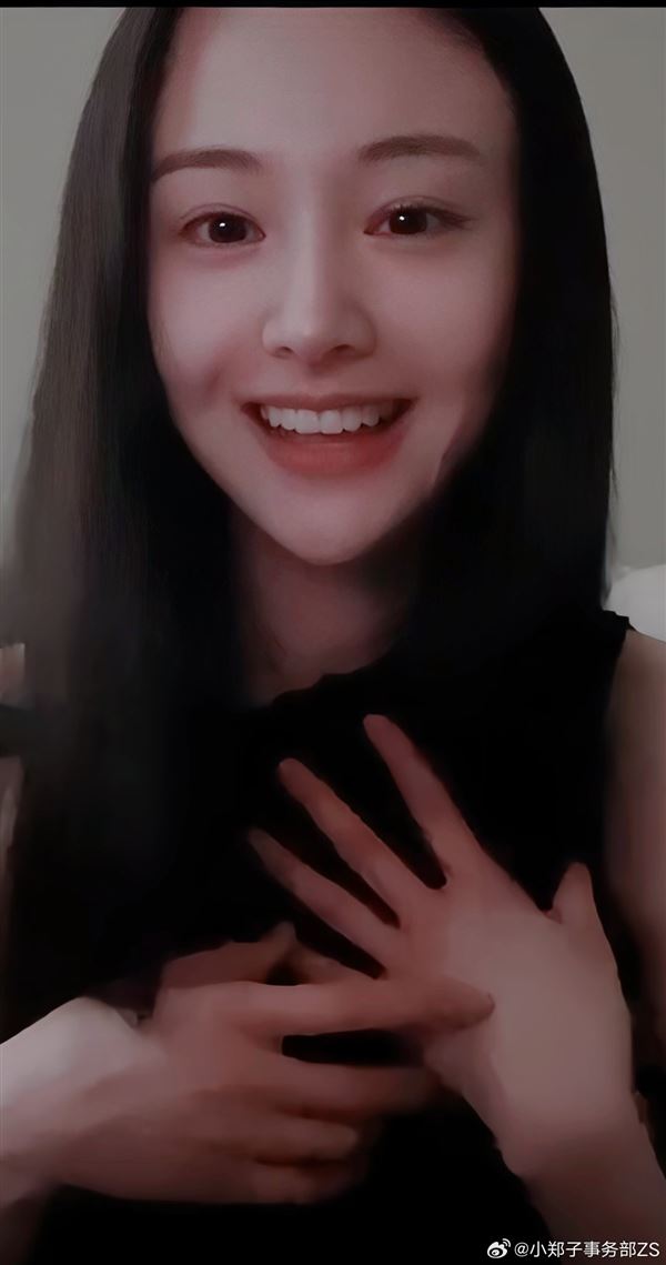 鄭爽今年開設抖音帳號曝光現況。（圖／翻攝自抖音）