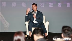 ▲陳偉殷引退記者會，回憶自己的日、美職棒生涯。（圖／記者劉彥池攝影）