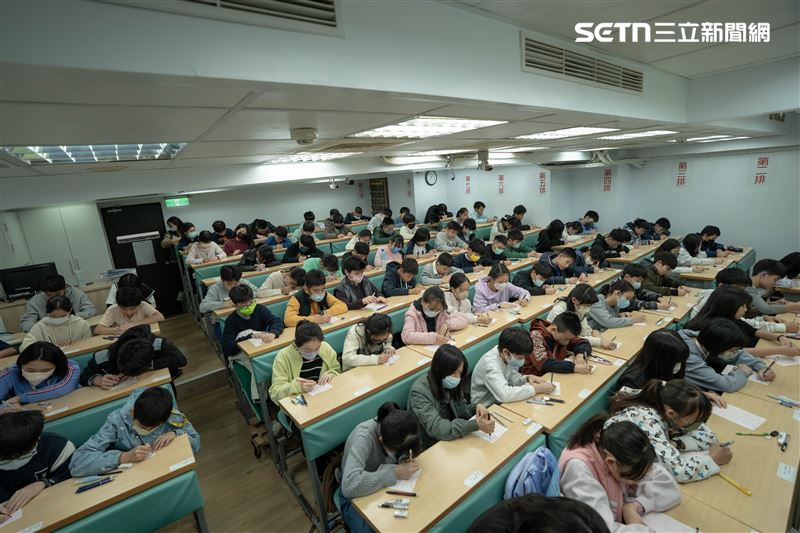 私校考試前，補習班報名人數踴躍。（圖／趨勢資優教育補習班授權提供，未經同意請勿轉載）