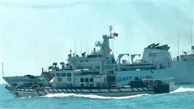 中國海警,海巡,金門,驅離。（圖／海巡署提供） 