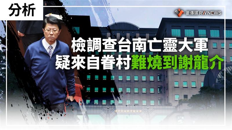 檢查台南「亡靈大軍」1原因難燒到謝龍介
