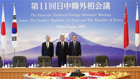第十一屆韓中日外長會議（圖／美聯社／達志影像）
