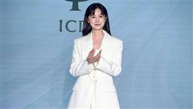 藝人林予晞出席美妝保養品牌新品發佈會。（圖／記者鄭孟晃攝影）