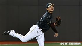 ▲中職36年熱身賽，樂天桃猿游擊手馬傑森。（圖／記者劉彥池攝影）
