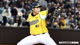 ▲中職36年熱身賽，中信兄弟第4任投手陳冠穎。（圖／記者劉彥池攝影）