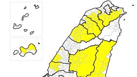 低溫特報（圖／翻攝自中央氣象署） 