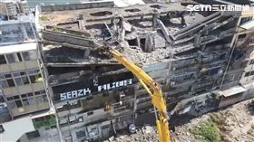 清水,大樓,坍塌,拆除,豆腐渣,台中（圖／翻攝畫面）