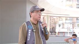 ▲張益贍出席罷免葉元之二階連署活動。（圖／翻攝畫面）