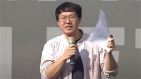 ▲台灣公務革新力量聯盟常務理事朱智宇,民眾黨,人民要當家。（圖／翻攝自民眾之聲 YouTube頻道）