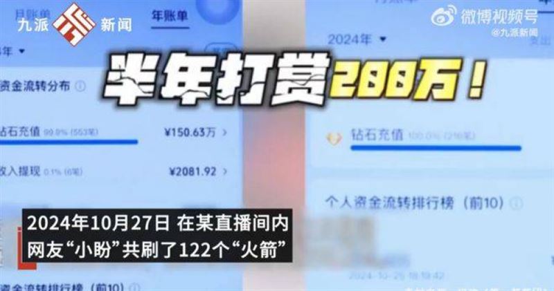 看直播半年斗內910萬！23歲女反悔下場慘