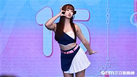 ▲Fubon Angels開季記者會，成員丹丹。（圖／記者劉彥池攝影）