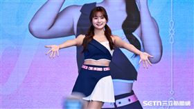 ▲Fubon Angels開季記者會，成員沁沁。（圖／記者劉彥池攝影）