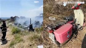 2023年曾發生兩起因公墓火警而死亡案件。（圖／翻攝畫面）