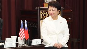 美國馬里蘭州蒙哥馬利郡郡長艾瑞奇(Marc Elrich)21日率團拜會台中市政府，由盧秀燕親自接待。（圖／台中市政府提供）